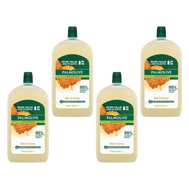 Palmolive Naturals Milk & Honey Hand Wash Refill 1L x 3 Bundle of 4