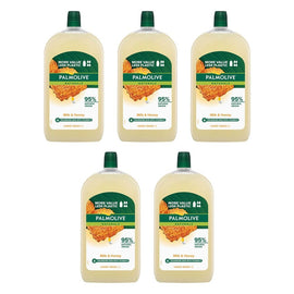 Palmolive Naturals Milk & Honey Hand Wash Refill 1L x 3 Bundle of 5
