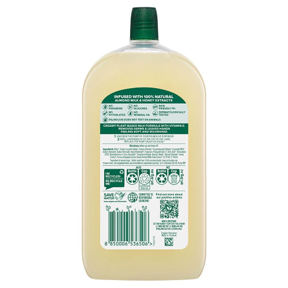 Palmolive Naturals Milk & Honey Hand Wash Refill 1L x 3
