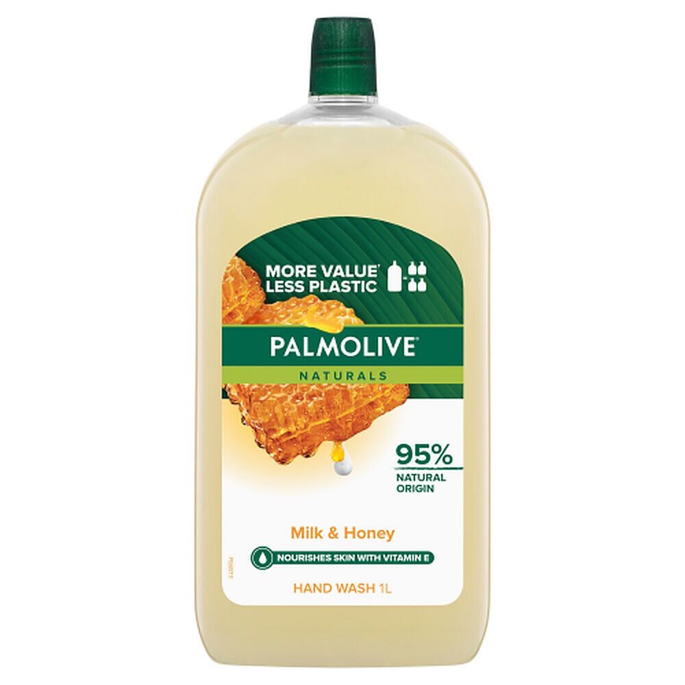 Palmolive Naturals Milk & Honey Hand Wash Refill 1L x 3