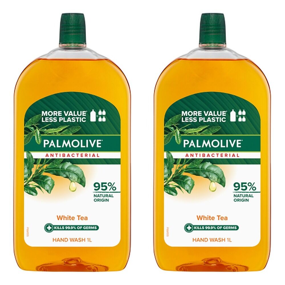 Palmolive Antibacterial Liquid Hand Wash Refill 1L x 3 Bundle of 2