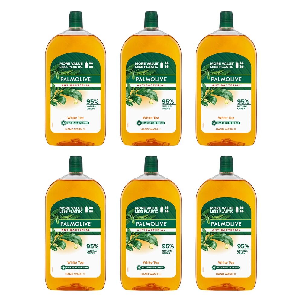 Palmolive Antibacterial Liquid Hand Wash Refill 1L x 3 Bundle of 6