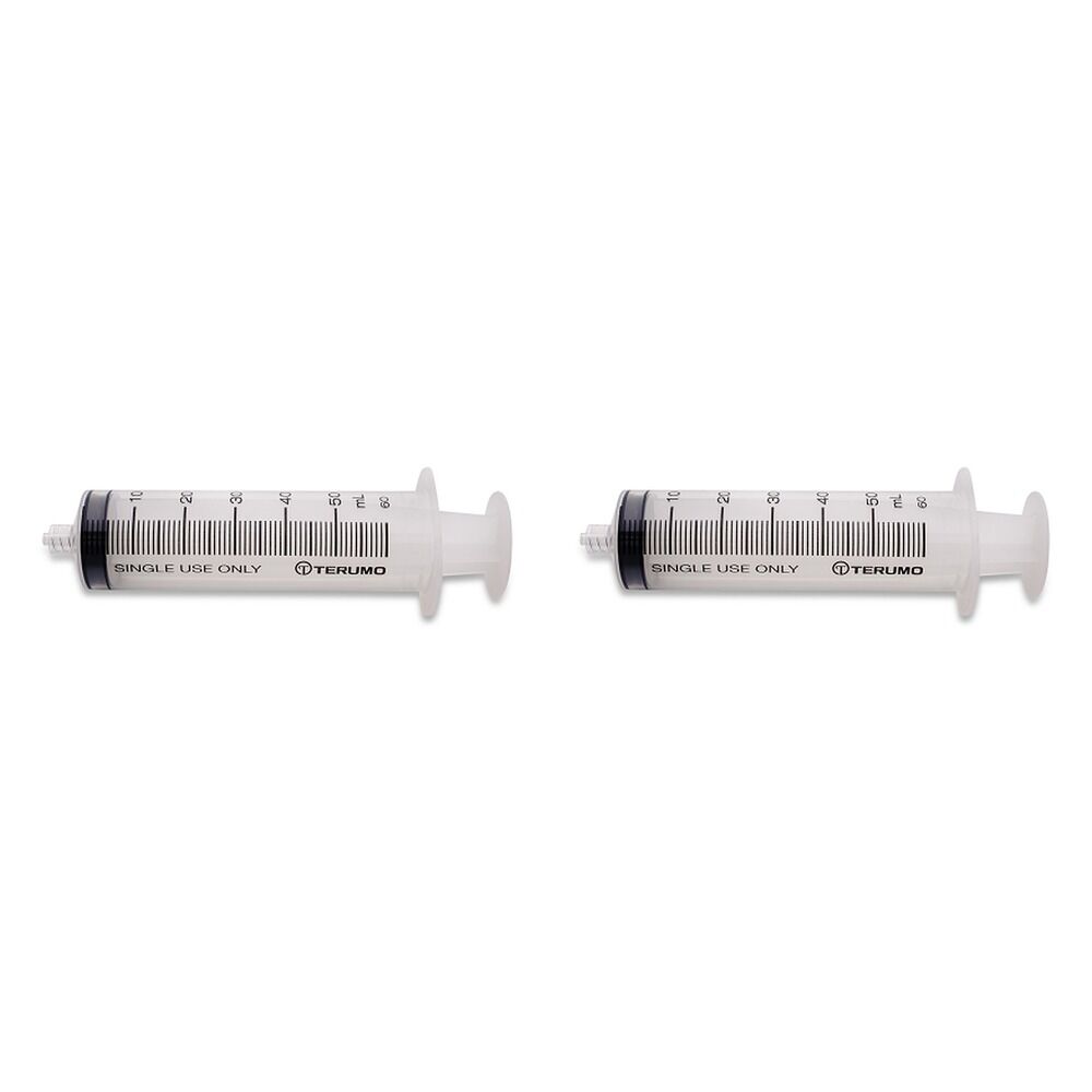 Terumo Syringe 50mL (60mL) LL Single Pack of 2