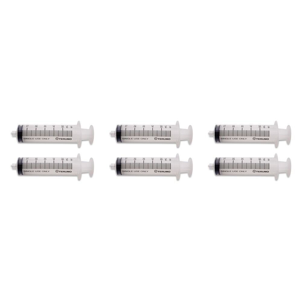 Terumo Syringe 50mL (60mL) LL Single Pack of 6