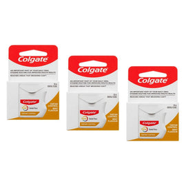 Colgate Total Tartar Control Dental Floss 25m x 6 Bundle of 3