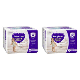 Baby Love Cosifit Convenience Nappies Junior Size 6 15 Pack x 4 Bundle of 2