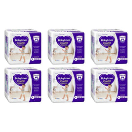 Baby Love Cosifit Convenience Nappies Toddler Size 4 18 Pack x 4 Bundle of 6