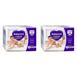 Baby Love Cosifit Convenience Nappies Crawler Size 3 22 Pack Bundle of 2