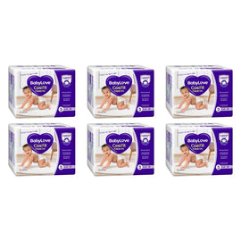 Baby Love Cosifit Convenience Nappies Crawler Size 3 22 Pack Bundle of 6