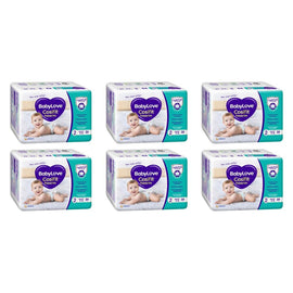 Baby Love Cosifit Convenience Nappies Infant Size 2 24 Pack x 4 Bundle of 6
