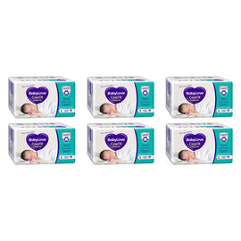 Baby Love Cosifit Convenience Nappies Newborn Size 1 28 Pack x 4 Bundle of 6