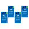 LifeStyles Regular Condoms 20 Pack Bundle of 4