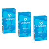 LifeStyles Regular Condoms 10 Pack Bundle of 3