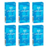 LifeStyles Regular Condoms 10 Pack Bundle of 6