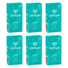 LifeStyles Large Condoms 10 Pack Bundle of 6