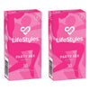 LifeStyles Party Mix Condoms 10 Pack Bundle of 2