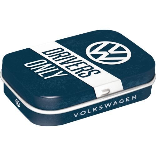 Nostalgic Art VW Drivers Only Novelty Mint Tin Box With Mints 34g
