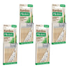 Piksters Bamboo Interdental Brushes Size 0 8 Pack Fine Tooth Gaps Bundle of 4
