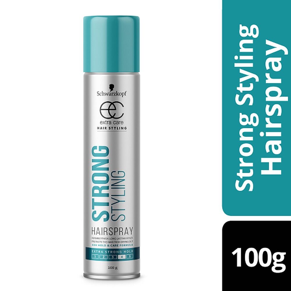 Schwarzkopf Extra Care Strong Styling Hairspray Extra Strong Hold 100g