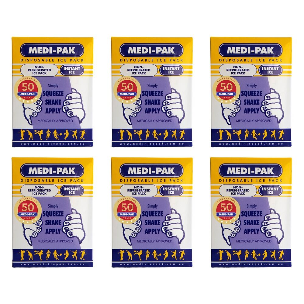 Medi-Ice Pak Instant Ice Pack Bundle of 6