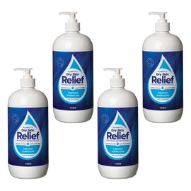 Plunketts Dry Skin Relief Premium Sorbolene 0% Glycerin 1L Pack of 4