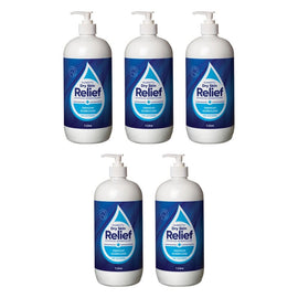 Plunketts Dry Skin Relief Premium Sorbolene 0% Glycerin 1L Pack of 5