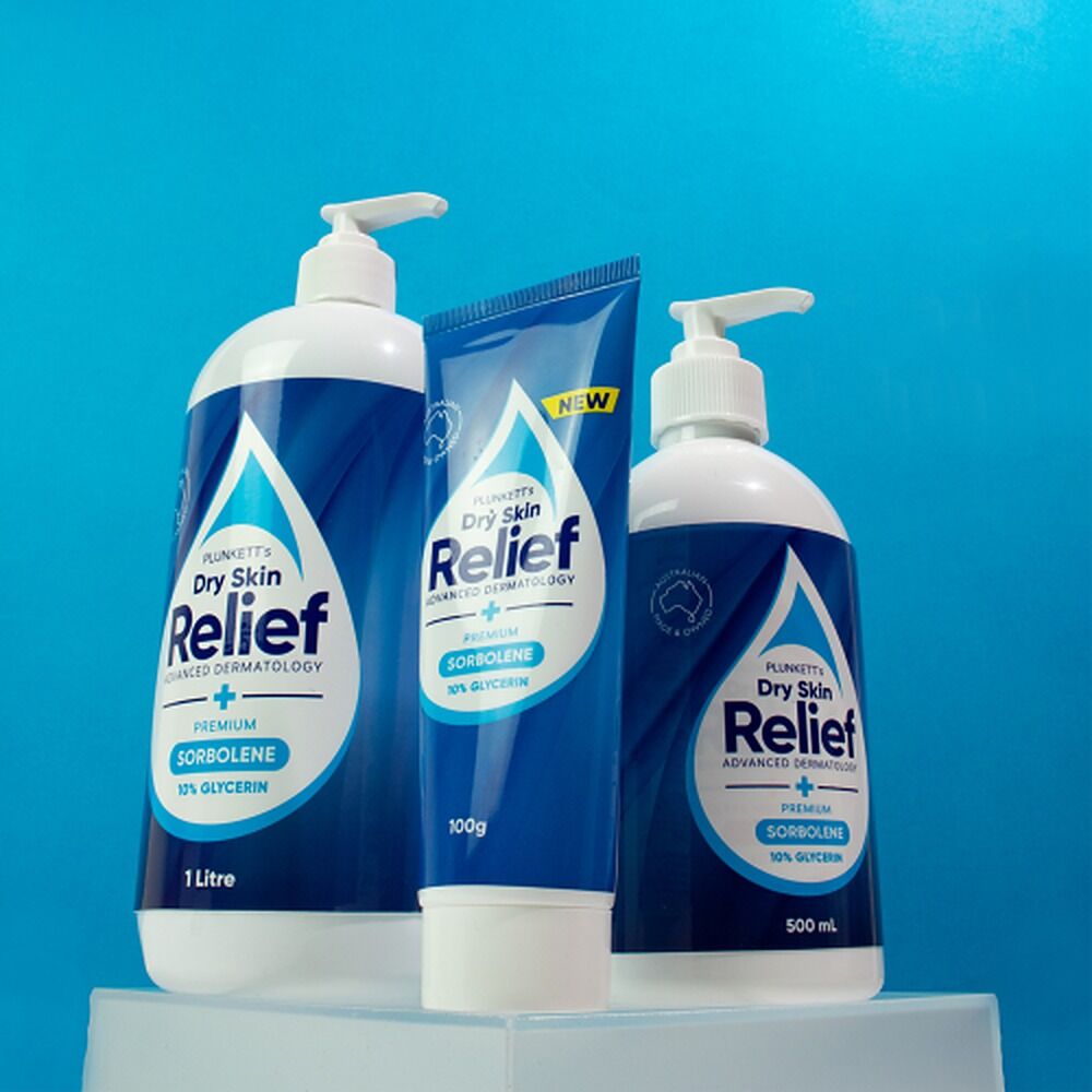 Plunketts Dry Skin Relief Premium Sorbolene 0% Glycerin 1L