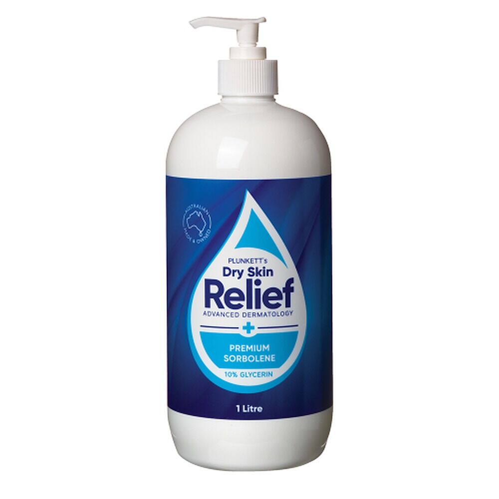 Plunketts Dry Skin Relief Premium Sorbolene 0% Glycerin 1L