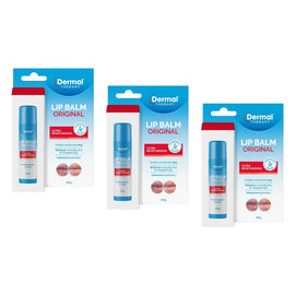 Dermal Therapy Lip Balm Original Stick 4.8g Pack of 3