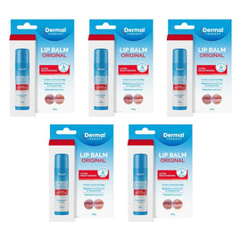 Dermal Therapy Lip Balm Original Stick 4.8g Pack of 5