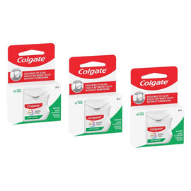 Colgate Total Mint Waxed Dental Floss 25m Pack of 3