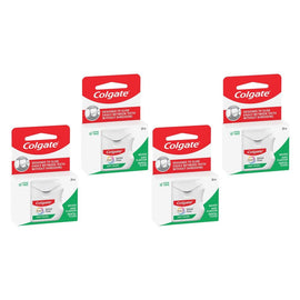 Colgate Total Mint Waxed Dental Floss 25m Pack of 4