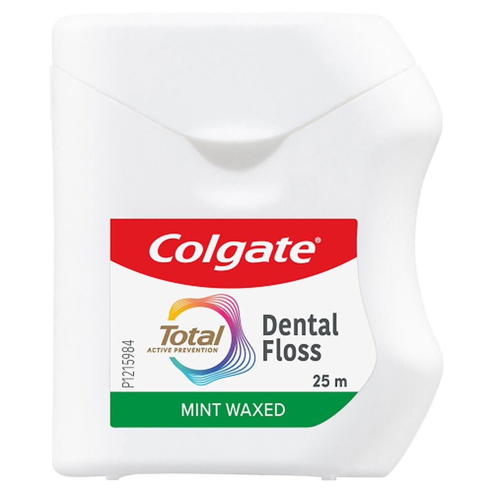 Colgate Total Mint Waxed Dental Floss 25m