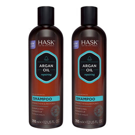 Hask Argan Oil Repairing Shampoo 355mL Pack of 2