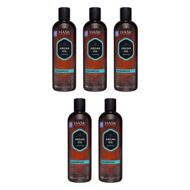 Hask Argan Oil Repairing Shampoo 355mL Pack of 5