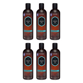 Hask Argan Oil Repairing Shampoo 355mL Pack of 6
