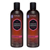 Hask Keratin Smooth Smoothing Shampoo 355mL Pack of 2
