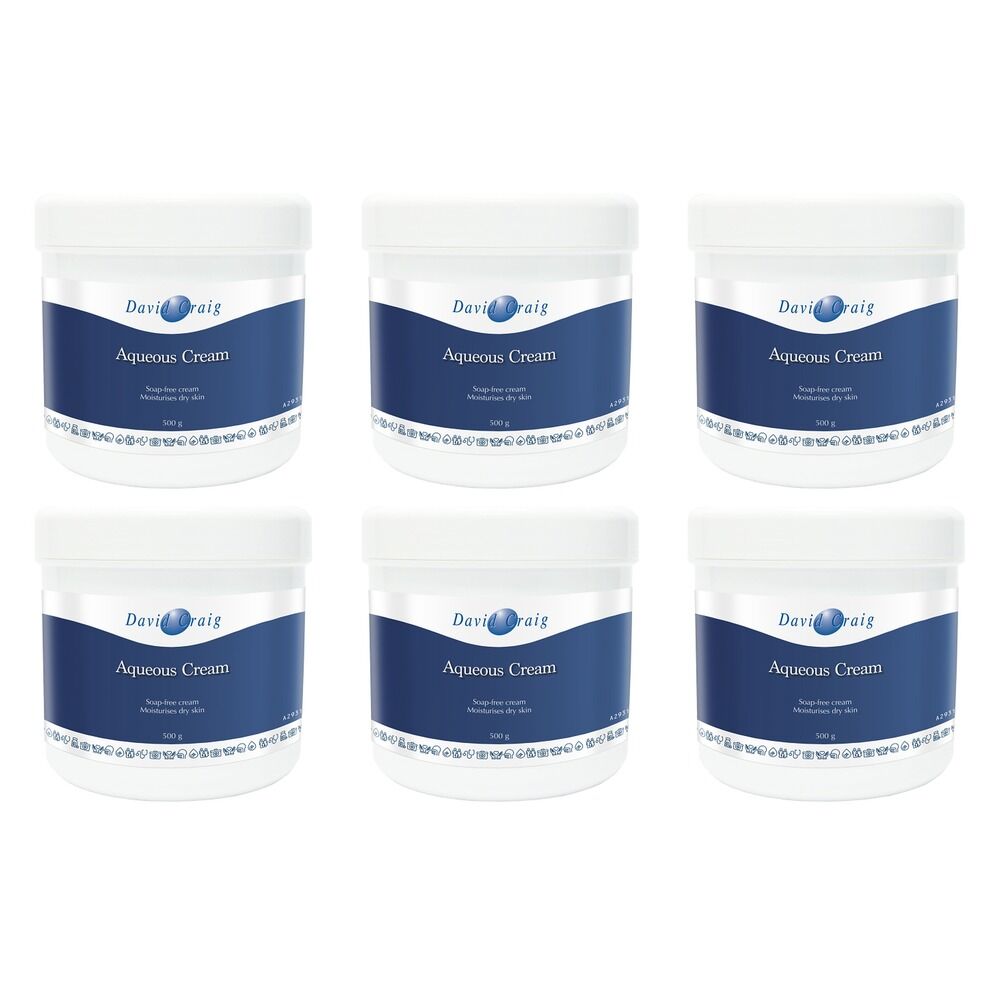 David Craig Professional Aqueous Cream 500g Pack of 6