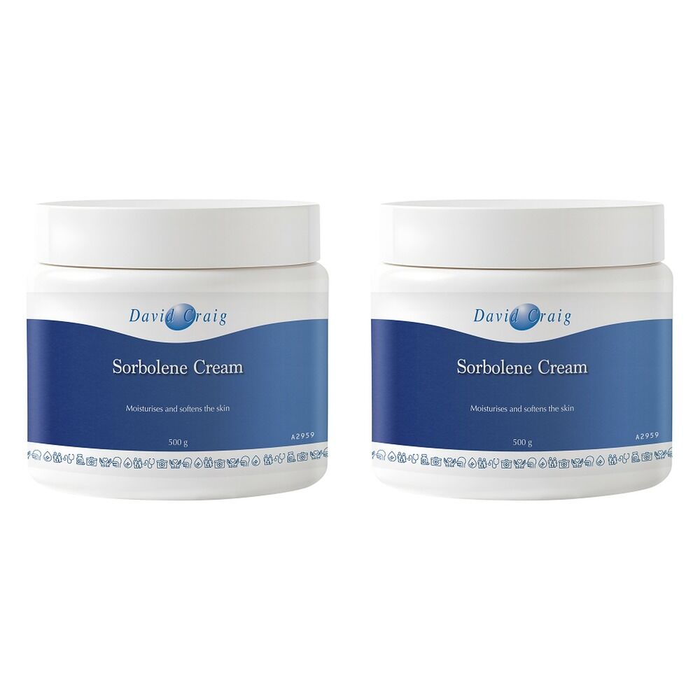 David Craig Professional Sorbolene Cream 500g Pack of 2