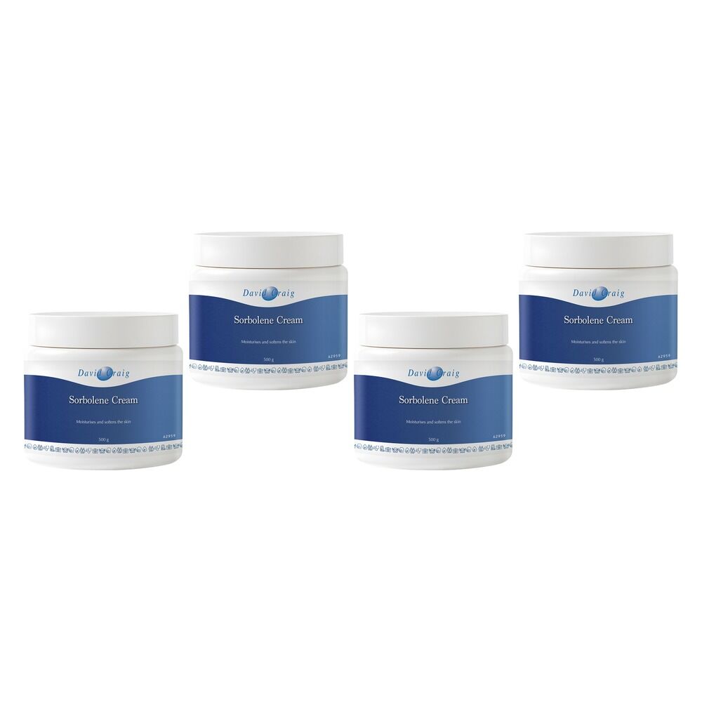 David Craig Professional Sorbolene Cream 500g Pack of 4