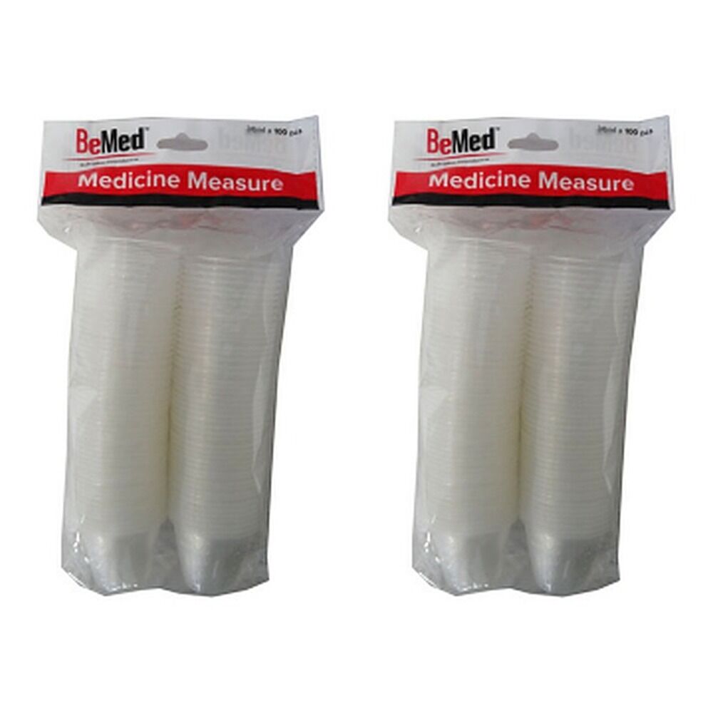 Budget Medicine Measure 30mL 100 Pack Bundle of 2