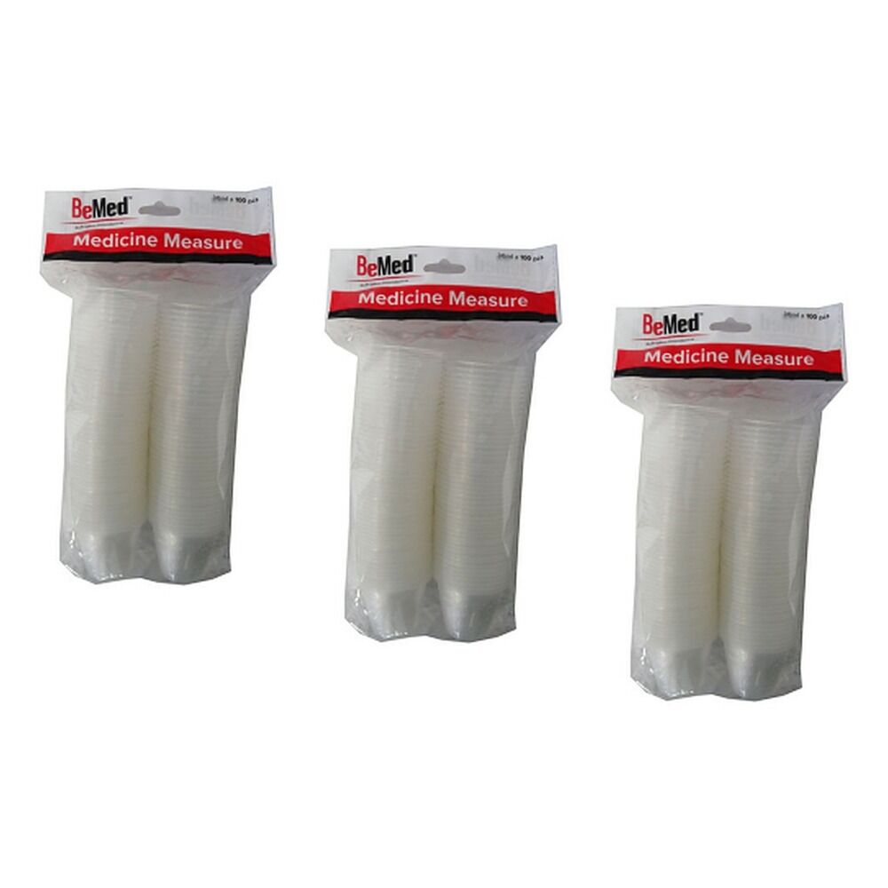 Budget Medicine Measure 30mL 100 Pack Bundle of 3