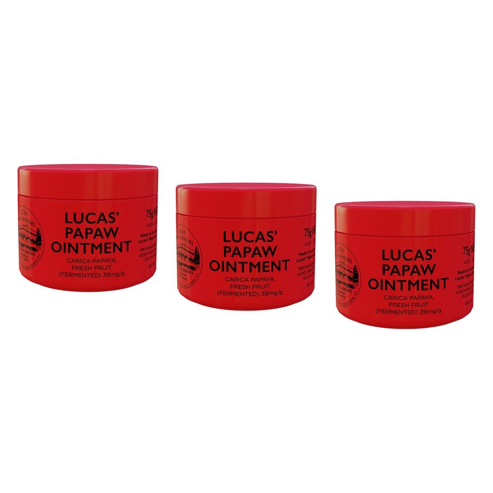 Lucas' Papaw Ointment 75g Pack of 3