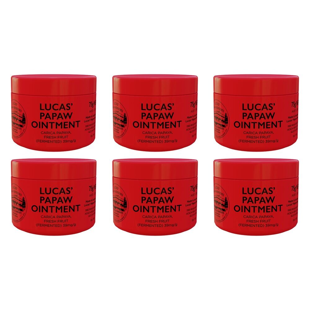 Lucas' Papaw Ointment 75g Pack of 6