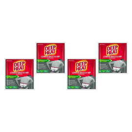 Deep Heat Lower Back and Hip Heating Belt Pack of 4