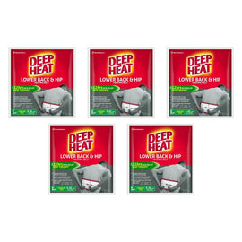 Deep Heat Lower Back and Hip Heating Belt Pack of 5