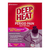 Deep Heat Period Pain Heat Patches 3 Pack