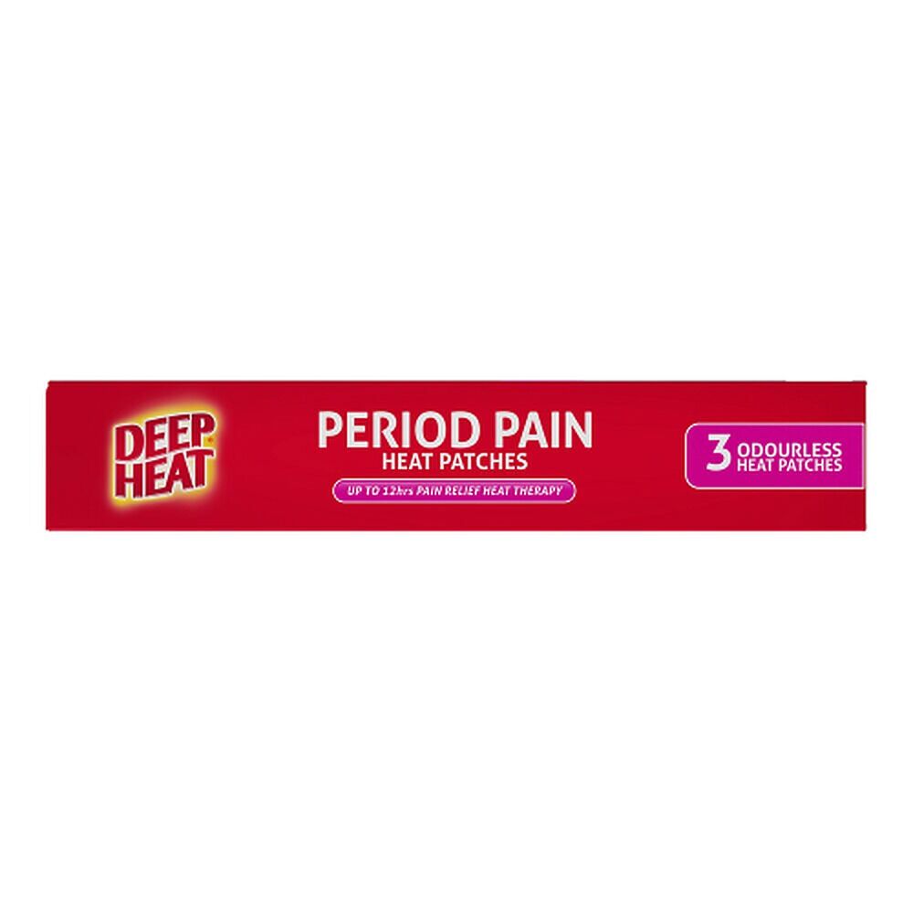 Deep Heat Period Pain Heat Patches 3 Pack