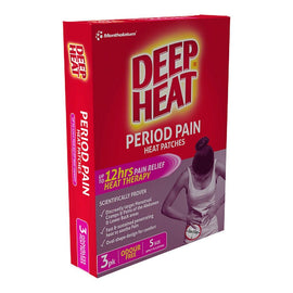 Deep Heat Period Pain Heat Patches 3 Pack