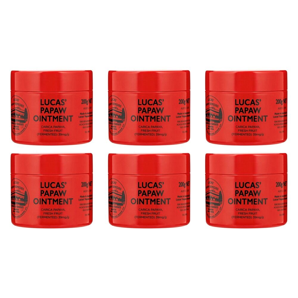 Lucas' Papaw Ointment 200g Pack of 6